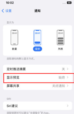 盐亭苹果售后维修中心分享iPhone手机收不到通知怎么办 