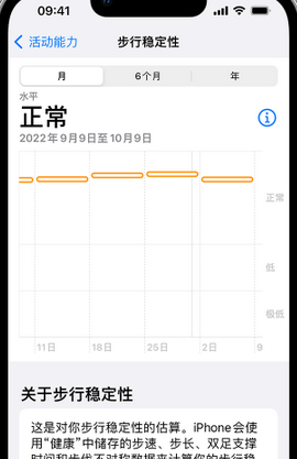 盐亭iPhone手机维修如何在iPhone开启'步行稳定性通知'