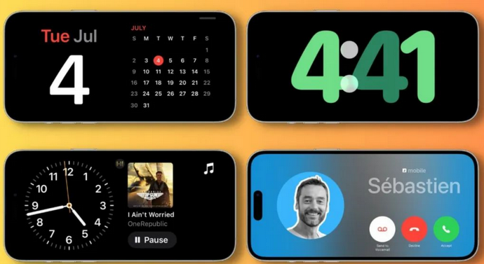 盐亭苹果手机维修分享iOS17横屏充电待机显示有什么好处 