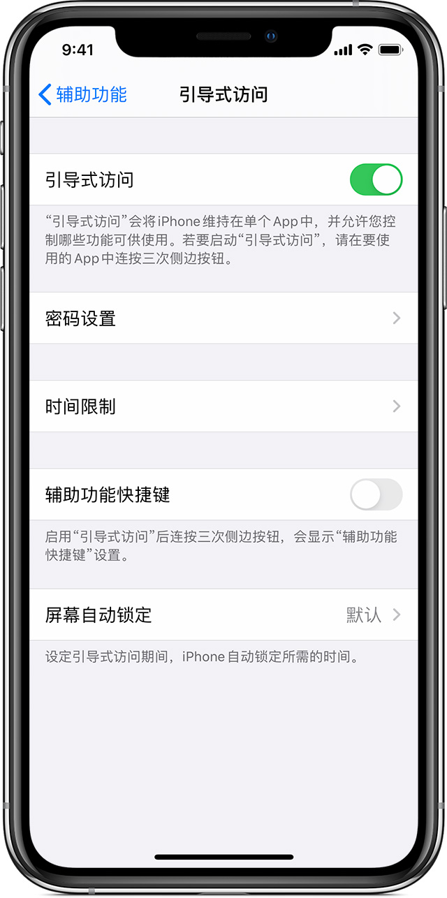 盐亭苹果手机维修分享如何在 iPhone 上退出引导式访问 