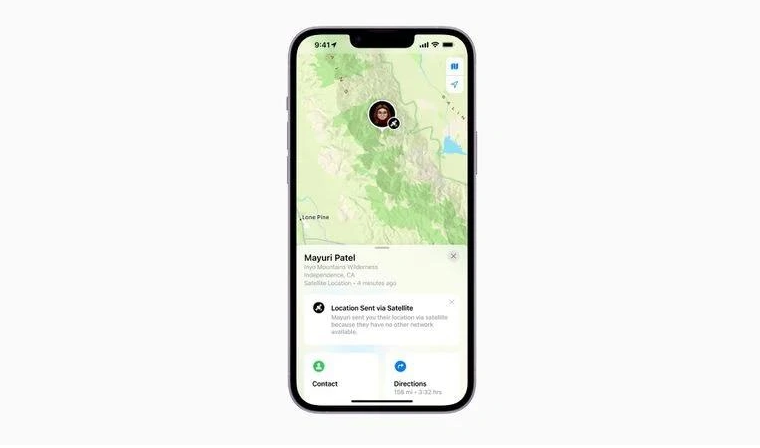盐亭苹果14维修分享iPhone14系列中 FindMy功能通过卫星分享位置方法教程 